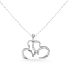 Jewelove™ Pendants Platinum Diamond Heart Pendant for Women JL PT P LC906