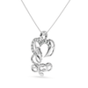 Jewelove™ Pendants Platinum Diamond Heart Pendant for Women JL PT P LC907
