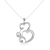 Jewelove™ Pendants Platinum Diamond Heart Pendant for Women JL PT P LC912
