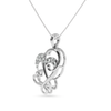 Jewelove™ Pendants Platinum Diamond Heart Pendant for Women JL PT P LC916