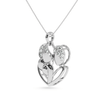 Jewelove™ Pendants Platinum Diamond Heart Pendant for Women JL PT P LC917