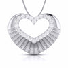 Jewelove™ Pendants & Earrings only Pendant Platinum Diamond Heart Pendant Set JL PT P BT 37-E