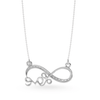 Jewelove™ Pendants Platinum Diamond Love Infinity Pendant for Women JL PT P LC908