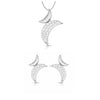 Jewelove™ Pendants & Earrings Pendant Set Platinum Diamond Pendant & Earrings JL PT P BT 35-C