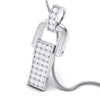 Jewelove™ Pendants & Earrings Pendant only Platinum Diamond Pendant & Earrings Set JL PT P BT 30-H