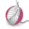 Jewelove™ Pendants Platinum Diamond Pendant Emerald for Women JL PT P NL8661