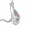 Jewelove™ Pendants Platinum Diamond Pendant for Women JL PT P NL8592