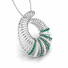 Jewelove™ Pendants Platinum Diamond Pendant for Women JL PT P NL8598