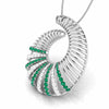 Jewelove™ Pendants Platinum Diamond Pendant for Women JL PT P NL8598