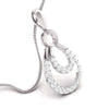 Jewelove™ Pendants & Earrings Pendant only Platinum Diamond Pendant Set for Women JL PT P BT 76-A