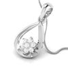 Jewelove™ Pendants & Earrings Pendant only Platinum Diamond Pendant Set JL PT P BT 74-G