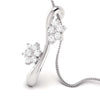 Jewelove™ Pendants & Earrings Pendant only Platinum Diamond Pendant Set JL PT P BT 75-E