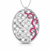 Jewelove™ Pendants & Earrings Pendant only Platinum Diamond Pendant Set with Ruby JL PT PE NL8605R