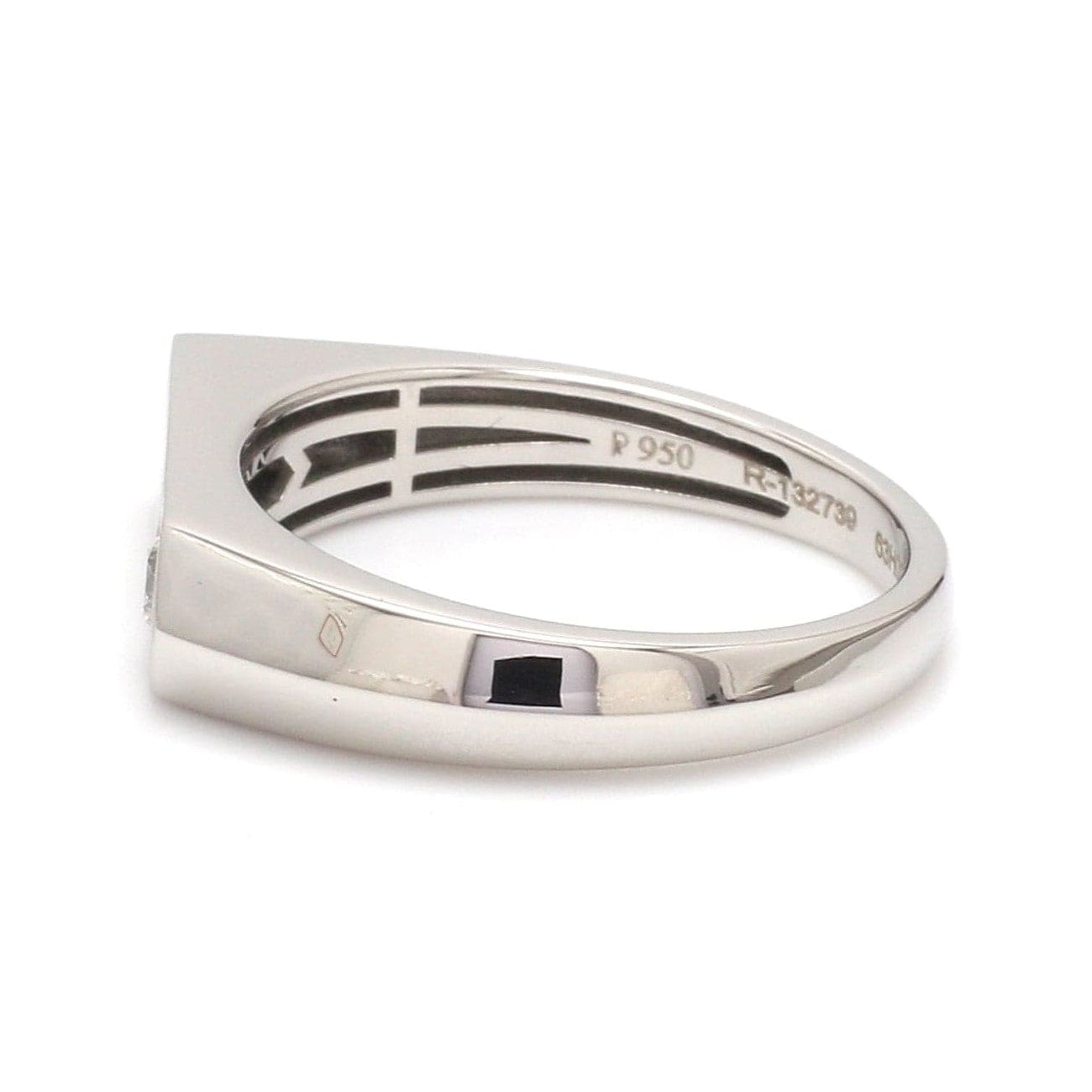 Jewelove™ Rings Platinum Diamond Ring for Men JL PT 1353