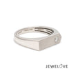 Jewelove™ Rings Platinum Diamond Ring for Men JL PT 1353
