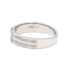 Jewelove™ Rings Men's Band only / SI IJ Platinum Diamond Ring for Men JL PT 964