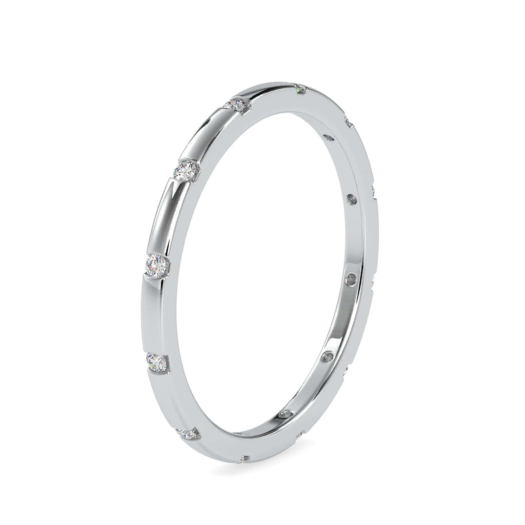Jewelove™ Rings Platinum Diamond Ring for Women JL PT 0081