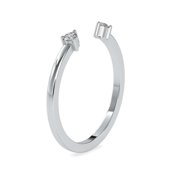 Jewelove™ Rings Platinum Diamond Ring for Women JL PT 0083