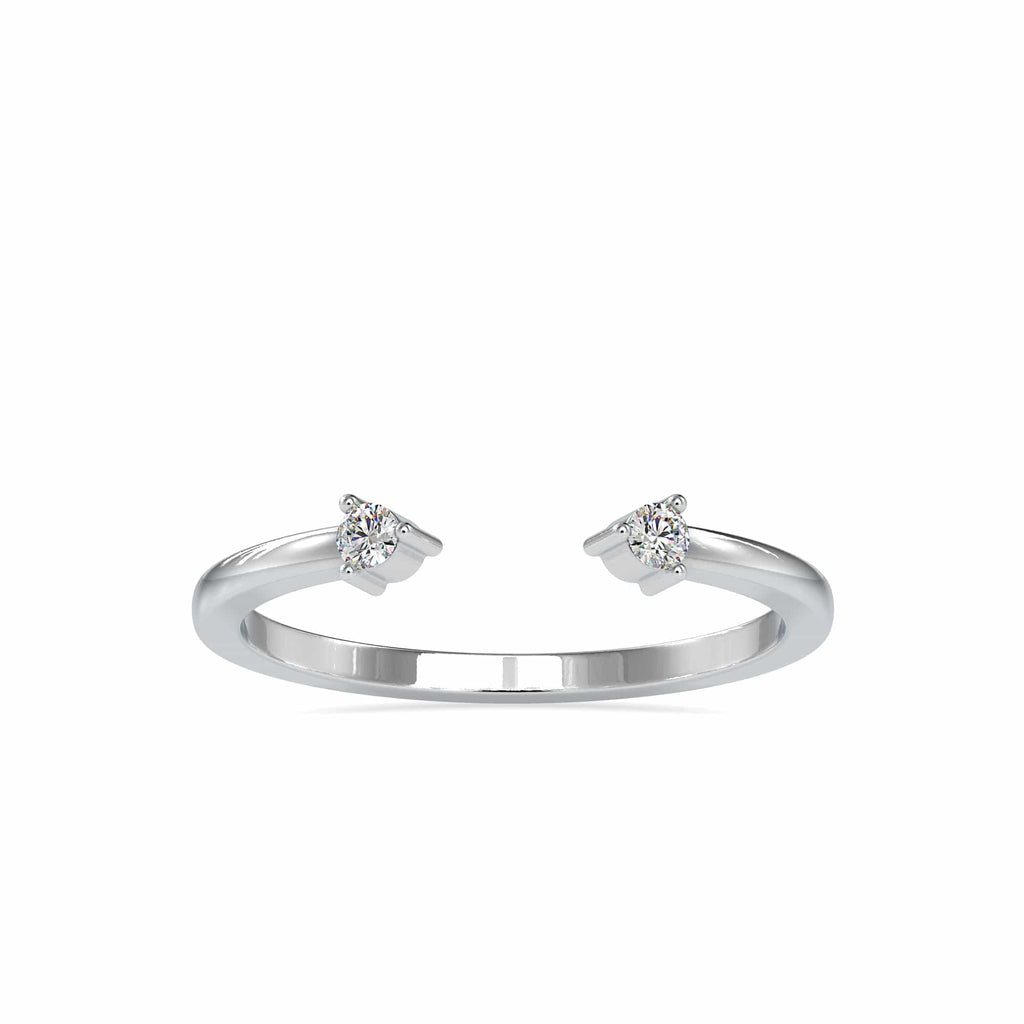 Jewelove™ Rings Platinum Diamond Ring for Women JL PT 0083