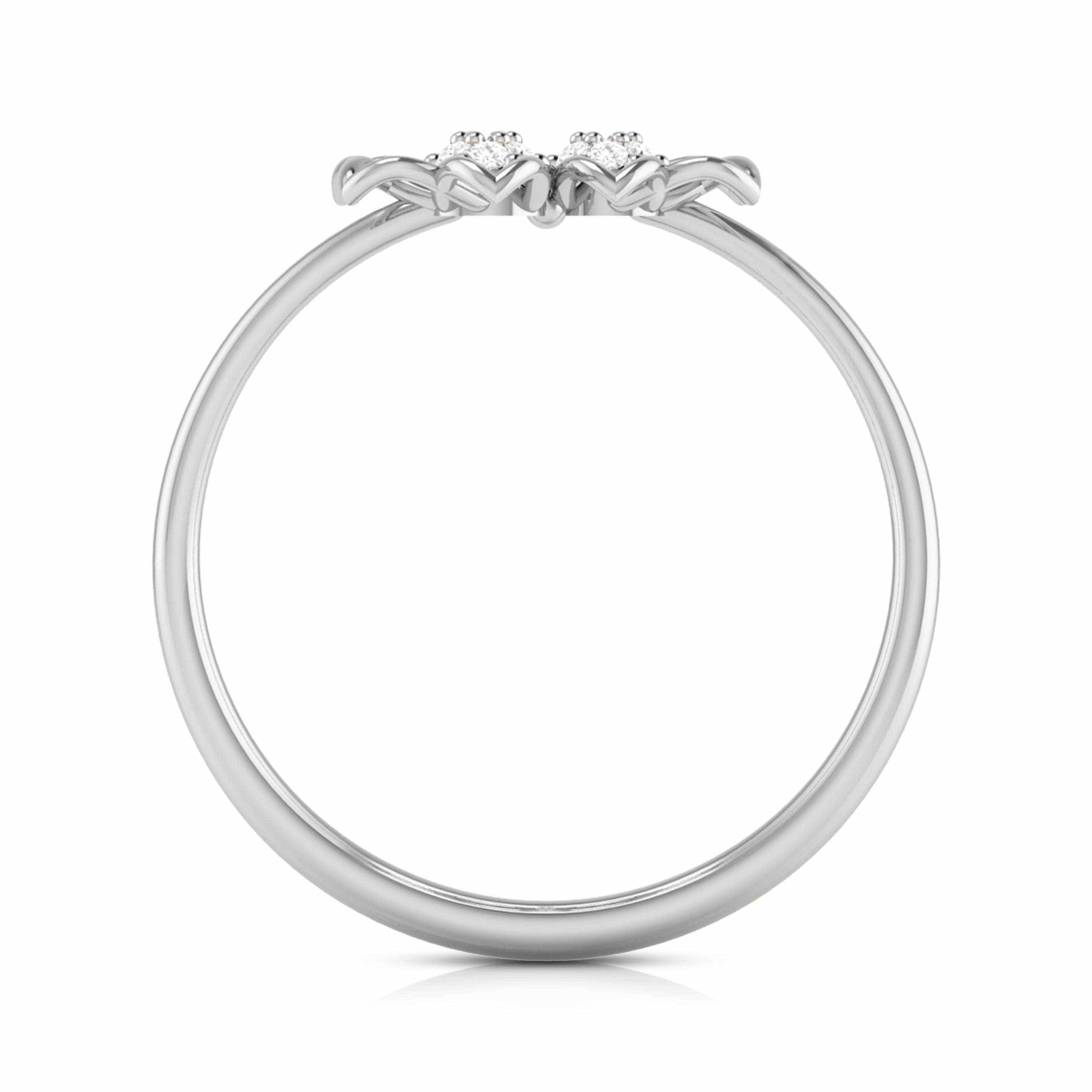 Jewelove™ Rings Platinum Diamond Ring for Women JL PT LR 01