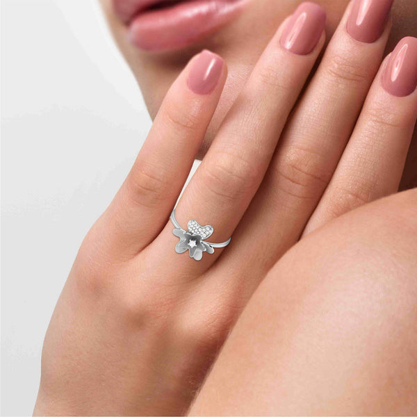 Jewelove™ Rings Platinum Diamond Ring for Women JL PT LR 10