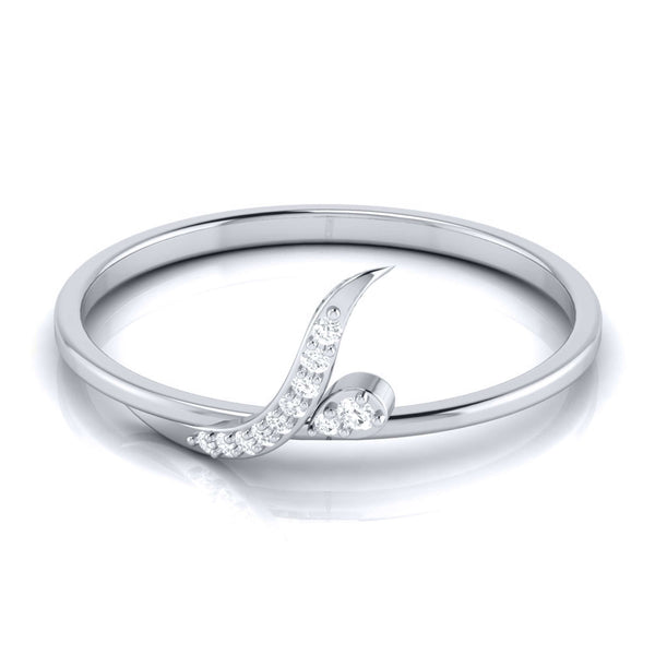 Jewelove™ Rings Platinum Diamond Ring for Women JL PT LR 11-A