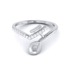 Jewelove™ Rings Platinum Diamond Ring for Women JL PT LR 110