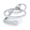 Jewelove™ Rings Platinum Diamond Ring for Women JL PT LR 128
