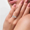 Jewelove™ Rings Platinum Diamond Ring for Women JL PT LR 134