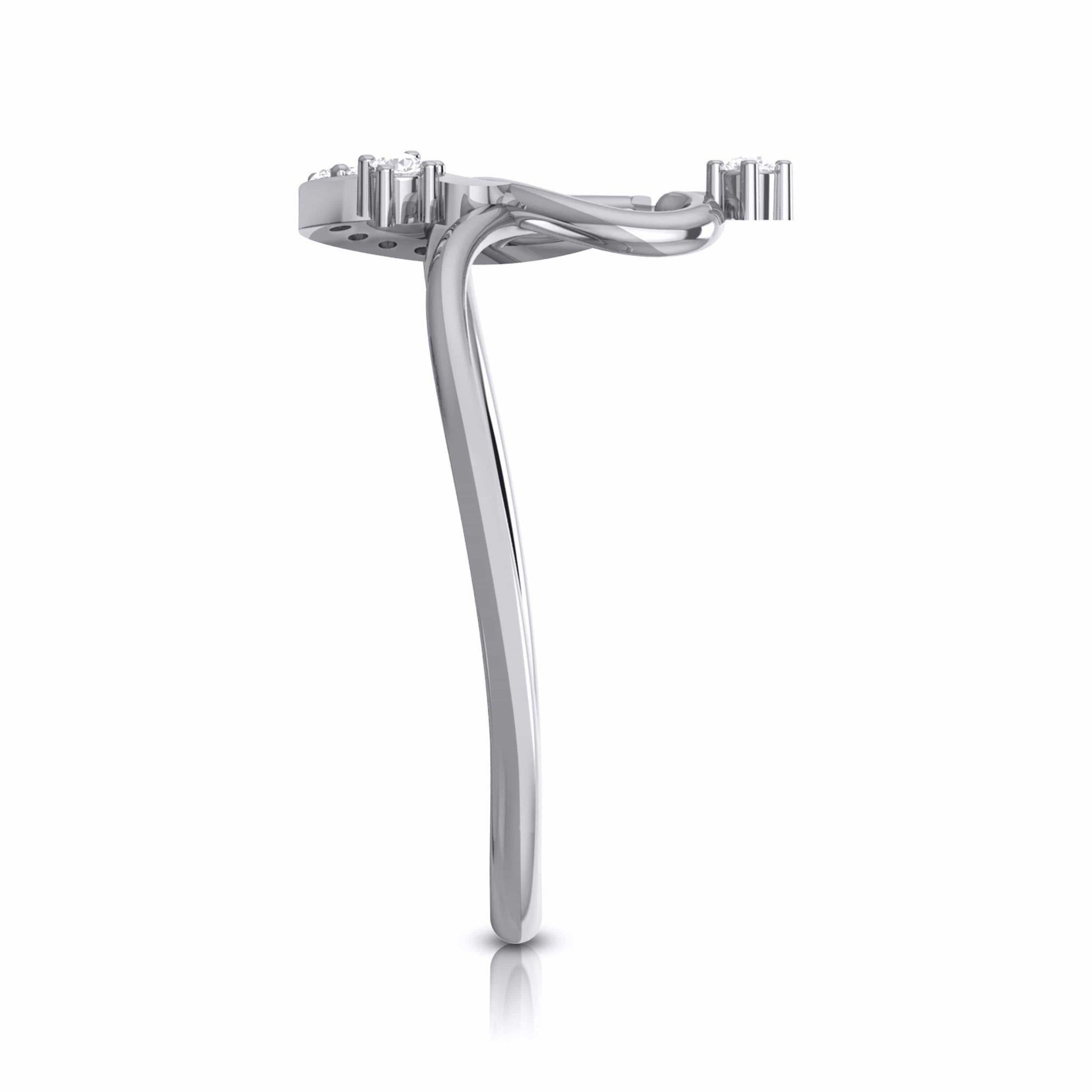 Jewelove™ Rings Platinum Diamond Ring for Women JL PT LR 18