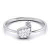 Jewelove™ Rings Platinum Diamond Ring for Women JL PT LR 27