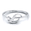 Jewelove™ Rings Platinum Diamond Ring for Women JL PT LR 35