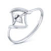 Jewelove™ Rings SI IJ / Women's Band only Platinum Diamond Ring for Women JL PT LR 39