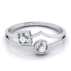 Jewelove™ Rings Platinum Diamond Ring for Women JL PT LR 47