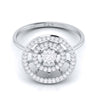 Jewelove™ Rings Platinum Diamond Ring for Women JL PT LR 59