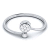 Jewelove™ Rings Platinum Diamond Ring for Women JL PT LR 65
