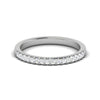 Jewelove™ Rings Women's Band only / SI IJ Platinum Diamond Ring for Women JL PT WB RD 133