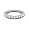 Jewelove™ Rings Women's Band only / SI IJ Platinum Diamond Ring for Women JL PT WB RD 165