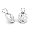 Jewelove™ Earrings Platinum Diamond Solitaire Earrings for Women JL PT E NL8518