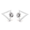 Jewelove™ Pendants & Earrings Earrings only Platinum Diamond Triangle Pendant Set JL PT P BT 39-E