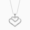 Jewelove™ Pendants Platinum Diamonds Heart Pendant for Women JL PT P 18043