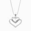 Jewelove™ Pendants SI IJ Platinum Diamonds Heart Pendant for Women JL PT P 18043