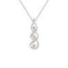 Jewelove™ Pendants SI IJ Platinum Diamonds Pendant for Women JL PT P 1230