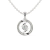 Jewelove™ Pendants SI IJ Platinum Diamonds Pendant for Women JL PT P 1269