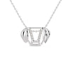 Jewelove™ Pendants SI IJ Platinum Diamonds Pendant for Women JL PT P 1280