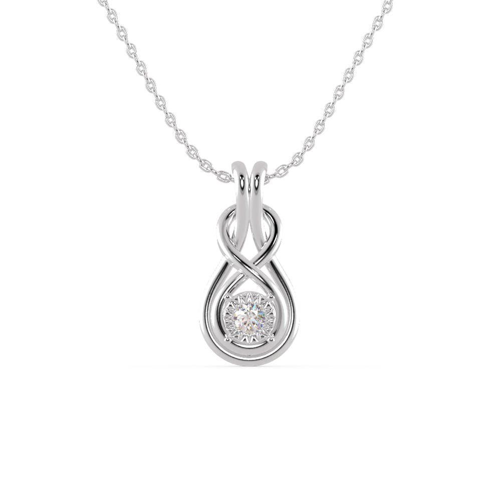Jewelove™ Pendants SI IJ Platinum Diamonds Pendant for Women JL PT P 1294