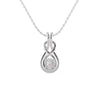Jewelove™ Pendants SI IJ Platinum Diamonds Pendant for Women JL PT P 1294