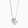 Jewelove™ Pendants Platinum Diamonds Soul Heart Pendant for Women JL PT P 18049