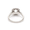 Jewelove™ Rings Women's Band only / SI IJ Platinum Double Halo Diamond Split Shank Mounting Ring JL PT 1268-M