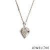 Jewelove™ Pendants Platinum Evara Diamond Heart Pendant for Women JL PT P 326